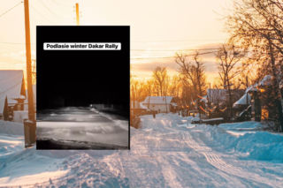 Na Podlasiu śniegowe wydmy niczym w Rajdzie Dakar. Zobacz wypad zaśnieżony drogami [WIDEO]