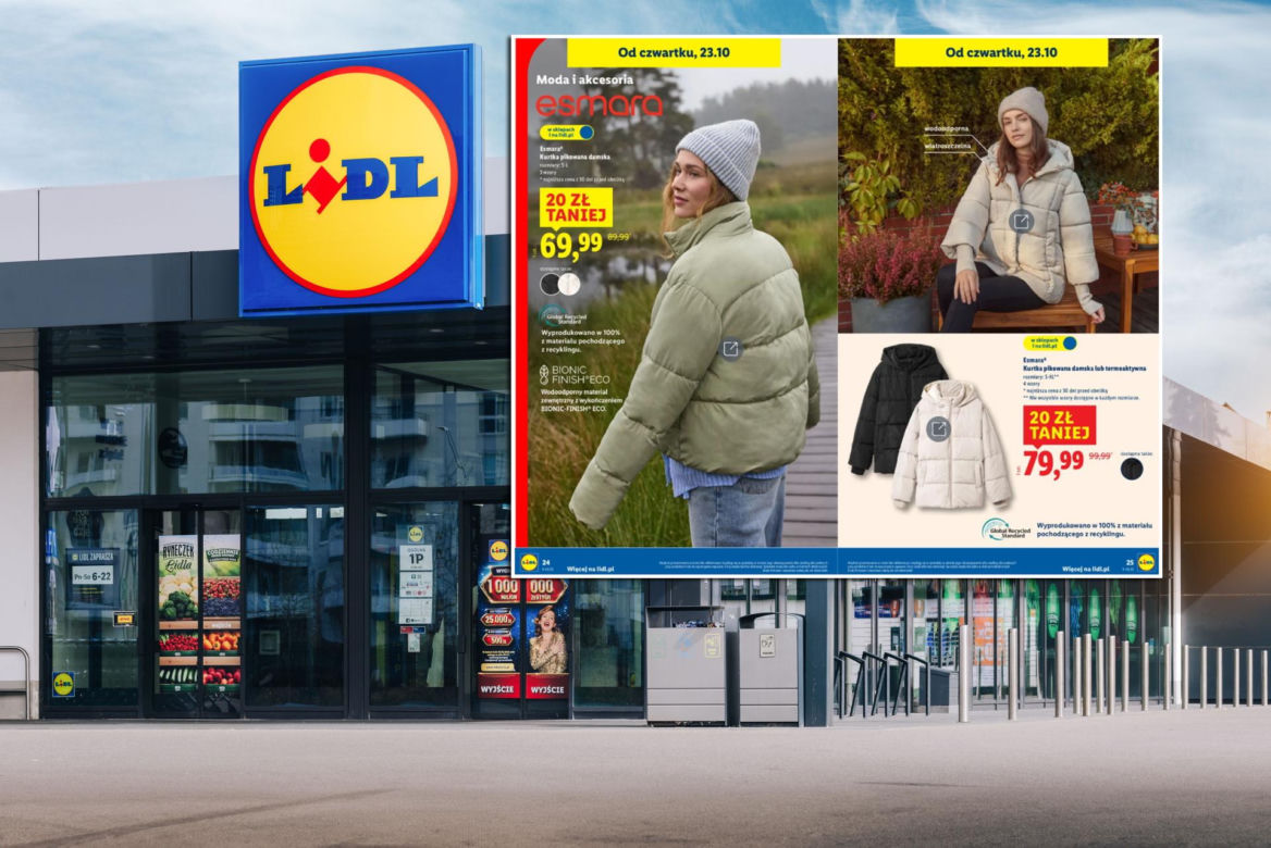Ubrania na jesień w Lidlu