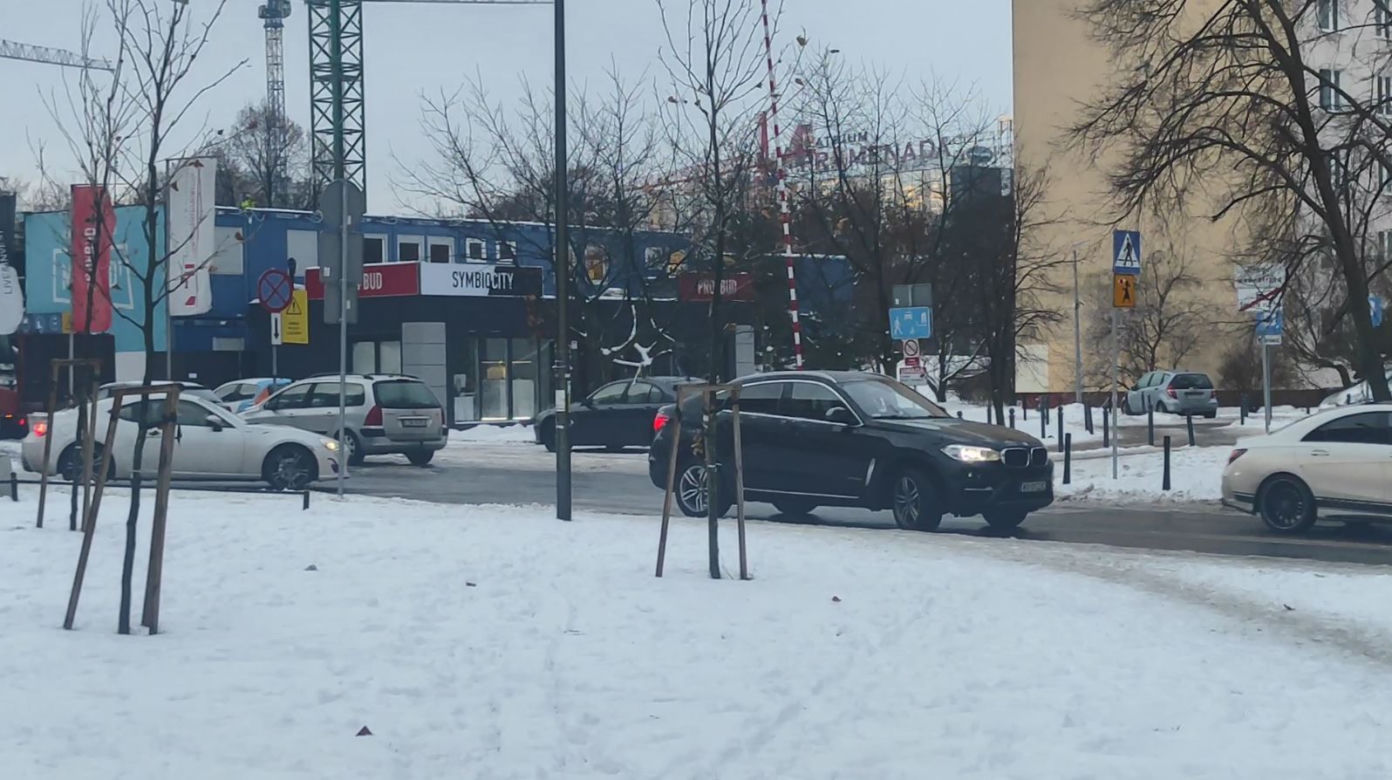 Gołoledź w Warszawie 20.12.2022