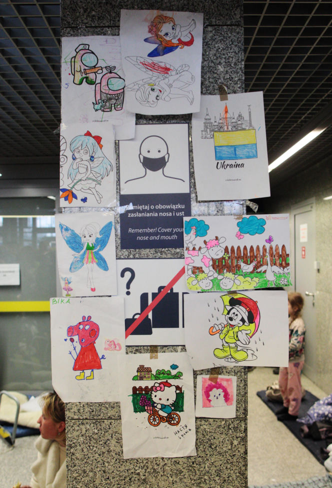 Warszawa w pierwszych dniach po rosyjskiej inwazji na Ukrainę