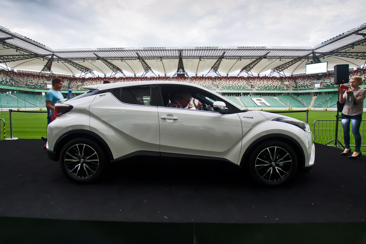 Toyota C-HR, prezentacja Stadion Legii