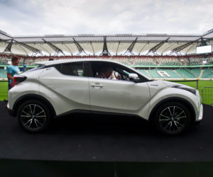 Toyota C-HR, prezentacja Stadion Legii