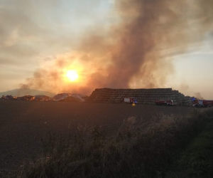 Pożar słomy w Jordanowie Śląskim! 