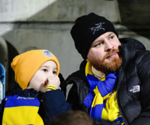 Arka Gdynia - Lechia Gdańsk: Zdjęcia kibiców z derbów Trójmiasta w ramach 23. kolejki PKO BP Ekstraklasy