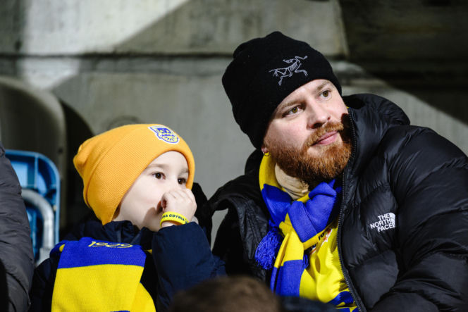 Arka Gdynia - Lechia Gdańsk: Zdjęcia kibiców z derbów Trójmiasta w ramach 23. kolejki PKO BP Ekstraklasy