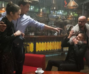 M jak miłość, Ania (Maria Pawłowska), Marcin (Mikołaj Roznerski), Andrzejek (Tomasz Oświeciński)