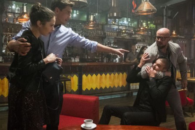 M jak miłość, Ania (Maria Pawłowska), Marcin (Mikołaj Roznerski), Andrzejek (Tomasz Oświeciński)
