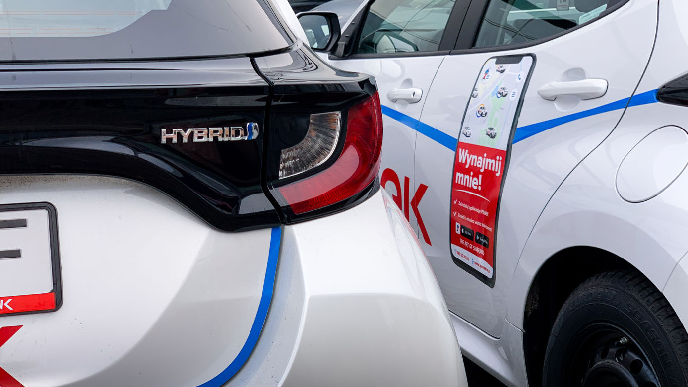 Hybrydowe Mazdy 2 we flocie Panek Carsharing