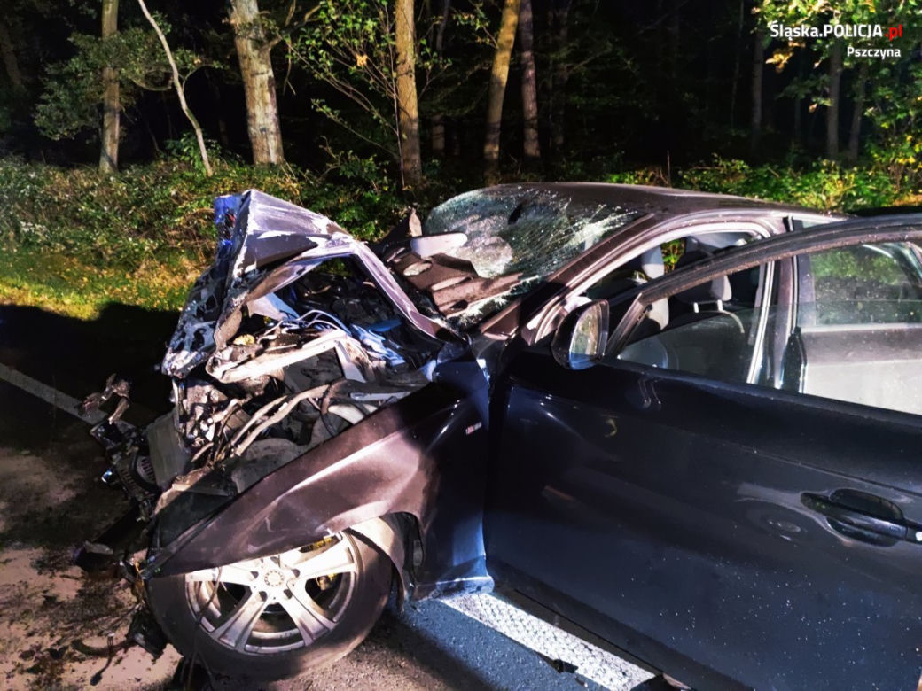 Tragiczny wypadek koło Pszczyny. Zginęli dwaj kierowcy [ZDJĘCIA]