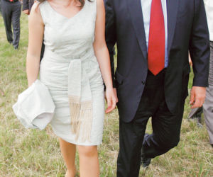 Bronisław Komorowski i Marzena Okła-Drewnowicz
