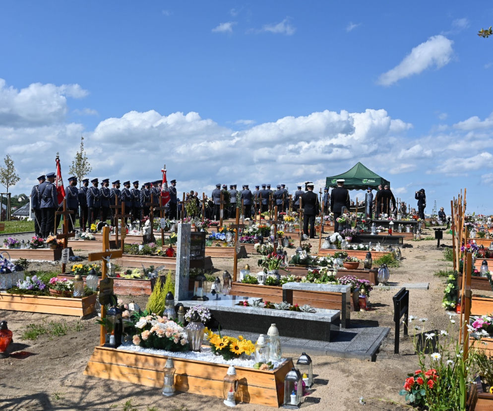 Pogrzeb policjanta, który zginął w wyniku wypadku w Gdyni