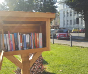 plenerowa biblioteczka w Gliwicach