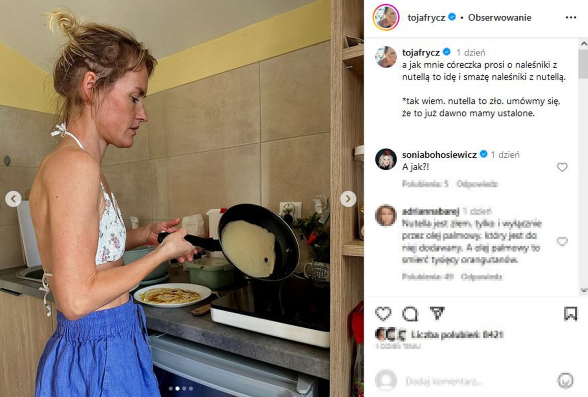 Olga Frycz szokuje swoją figurą