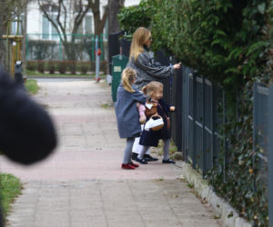 Kasia Tusk z córkami z koszyczkiem przyjechali do Donalda