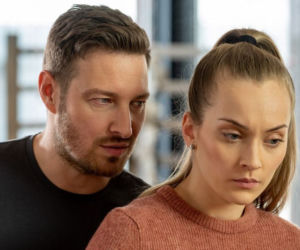Barwy szczęścia odc. 2473. Andrzej Romanowski (Maciej Jachowski), Renata (Anna Mrozowska)