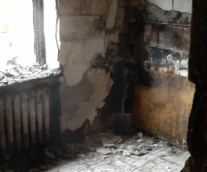 Głęboki Bród. Pożar domu. Ogień pojawił się w kuchni