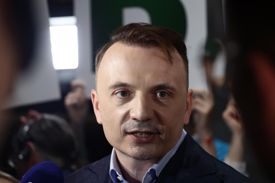 Wieczór wyborczy w sztabie Łukasza Gibały