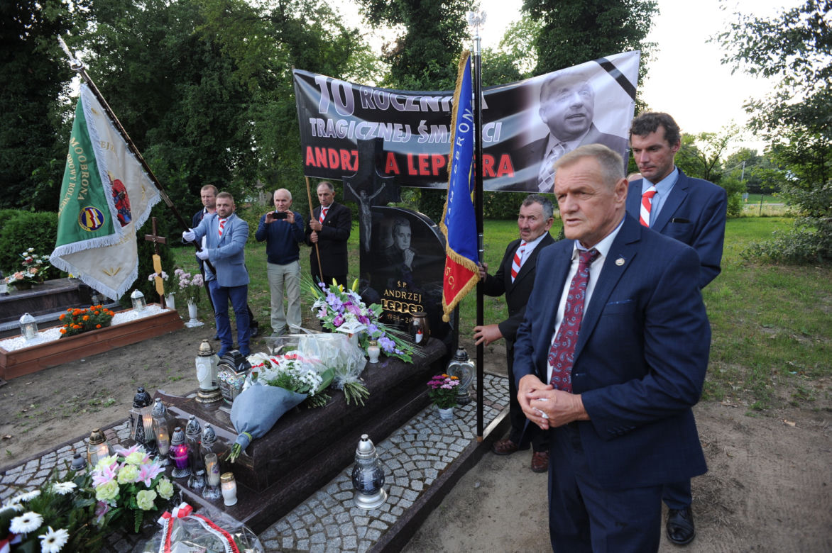 Grób Andrzeja Leppera
