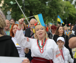 Ogromna manifestacja wdzięczności Ukraińców. „Przyjaciele, dziękujemy”