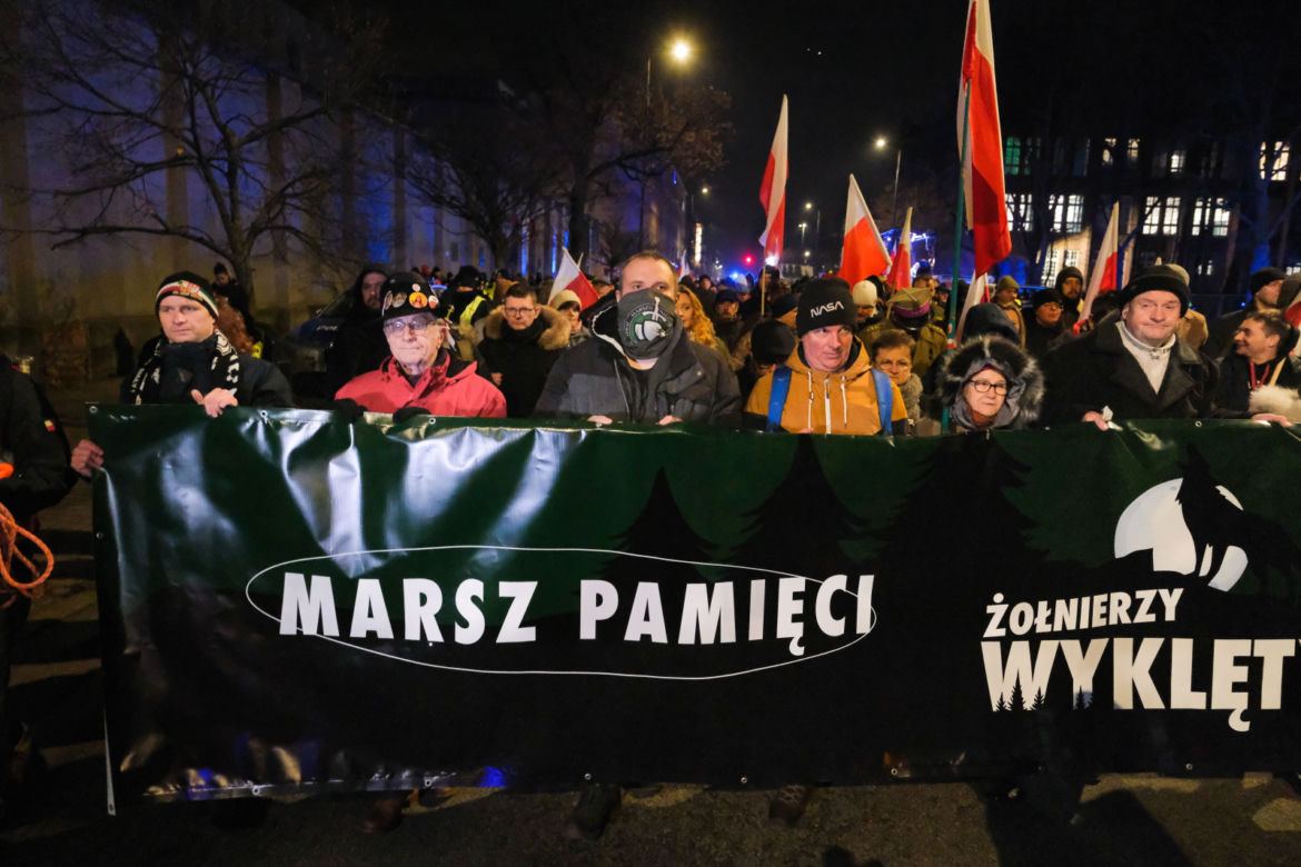 Marsz Pamięci Żołnierzy Wyklętych w Warszawie