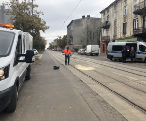 Radiowóz potrącił PSA. SKANDAL w Łodzi