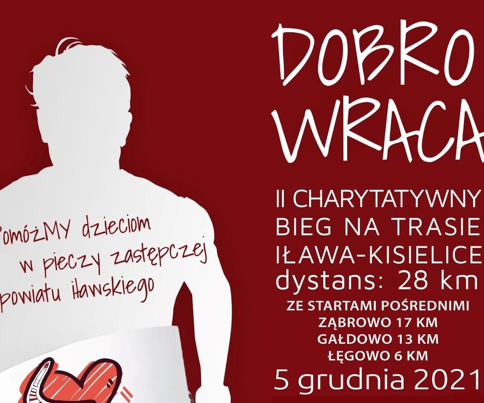 Zapisz się do biegu i pomóż dzieciom z powiatu iławskiego