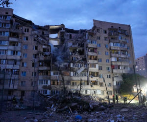 Nocny atak Putina, płoną bloki. Rośnie liczba ofiar