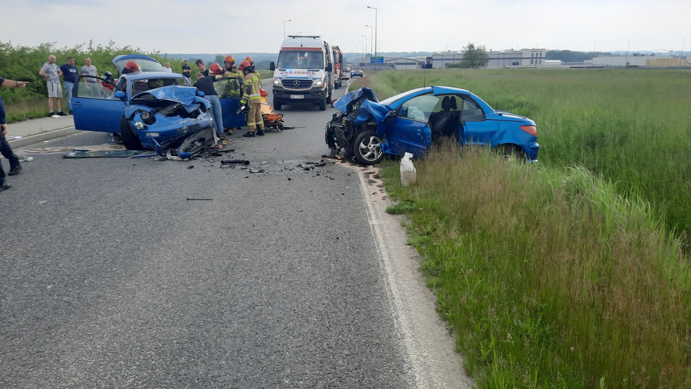 Wypadek w Bochni przy ul. Krzyżanowickiej w Dniu Matki. Mały Gabryś walczy o życie