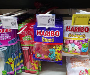Żelki Haribo w polskich i niemieckich sklepach