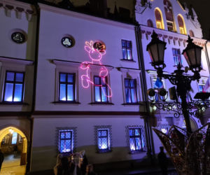 Rzeszów. Pokaz laserowy na Rynku [ZDJĘCIA]