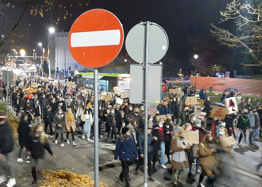 Bunt kobiet w Olsztynie