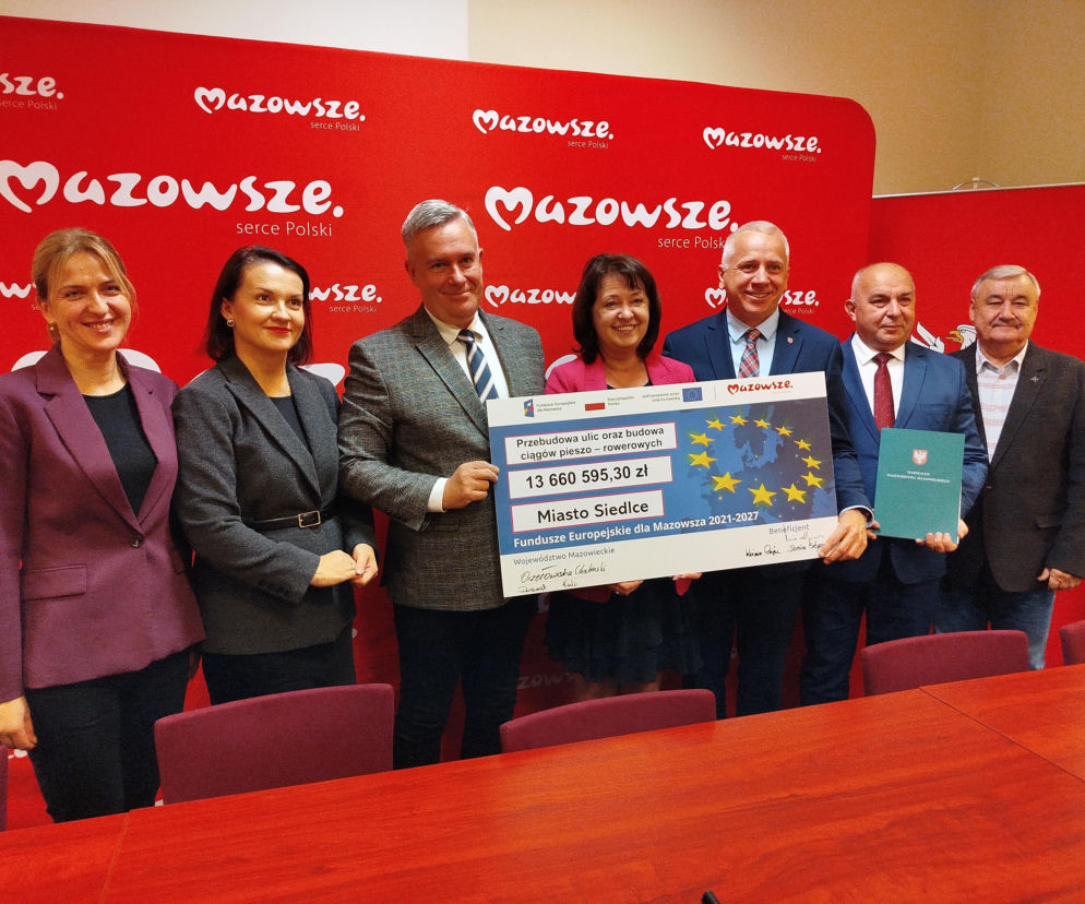 Siedlce: Ponad 13,6 mln zł z UE na budowę dróg pieszo-rowerowych