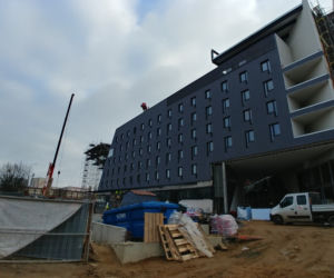 Centaurus. Trwa budowa największego budynku w Olsztynie. Zobacz postępy prac