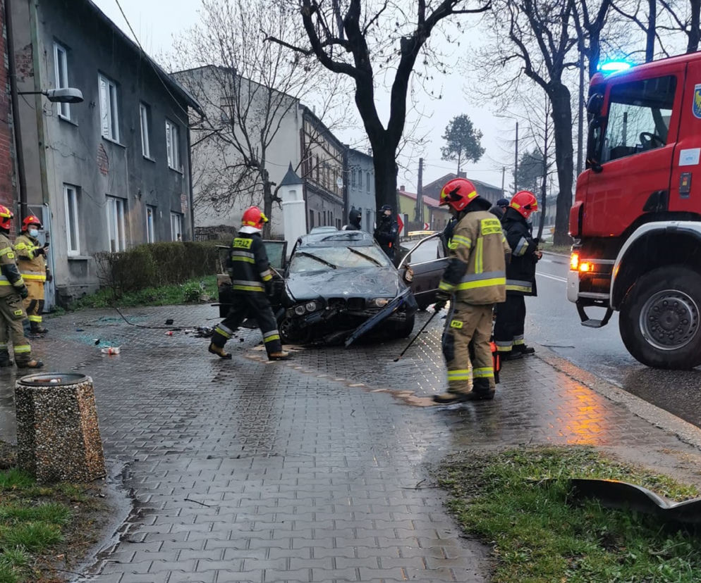 Wypadek na ul. Kokota w Rudzie Śląskiej