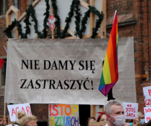 Demonstracja Nie damy się zastraszyć w Toruniu