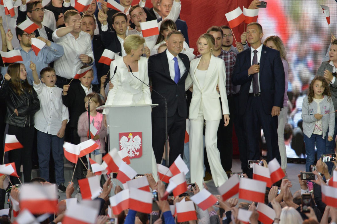 Wieczór wyborczy Andrzeja Dudy
