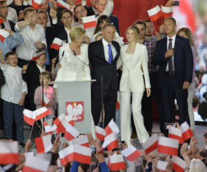Wieczór wyborczy Andrzeja Dudy