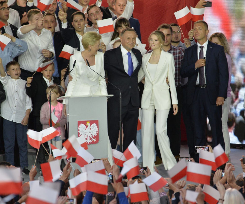 Wieczór wyborczy Andrzeja Dudy