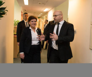Premier Beata Szydło w redakcji Super Expressu