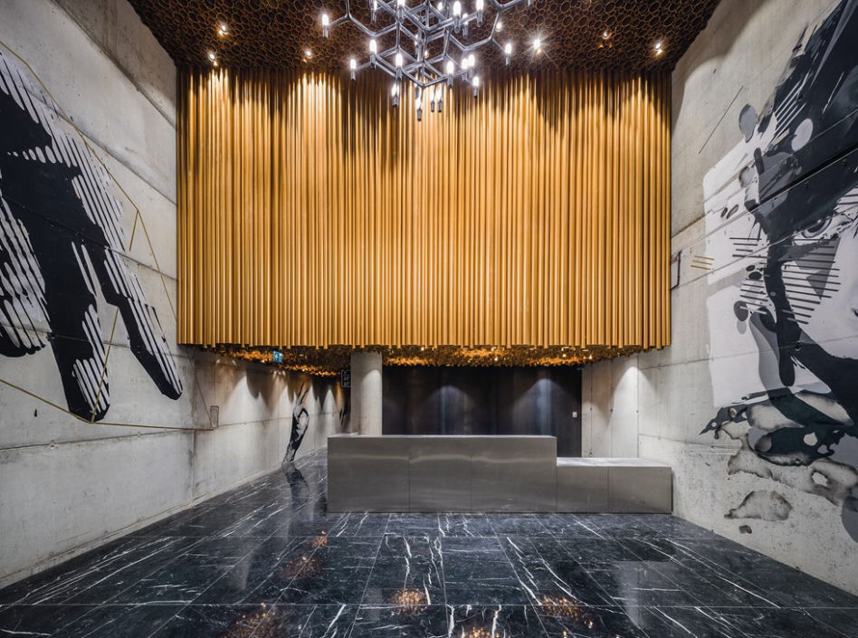 Hala Koszyki, architektura wnętrz