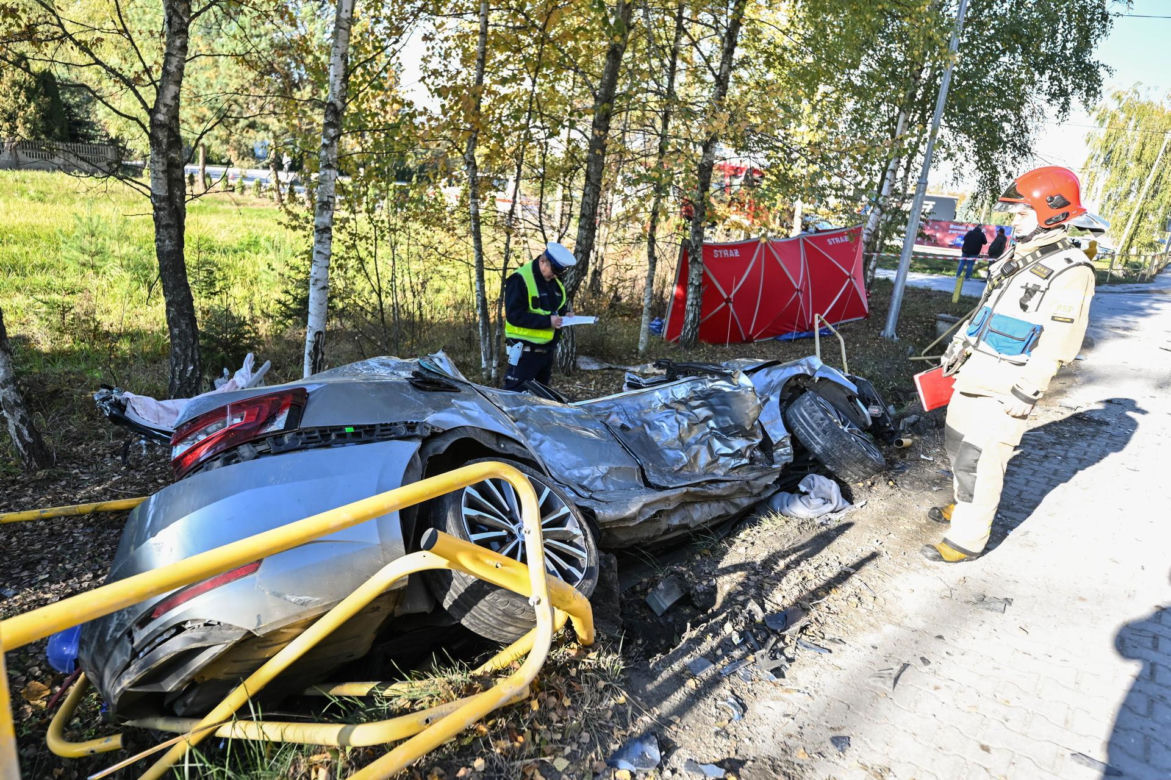 Celiny. Śmiertelny wypadek na DK73