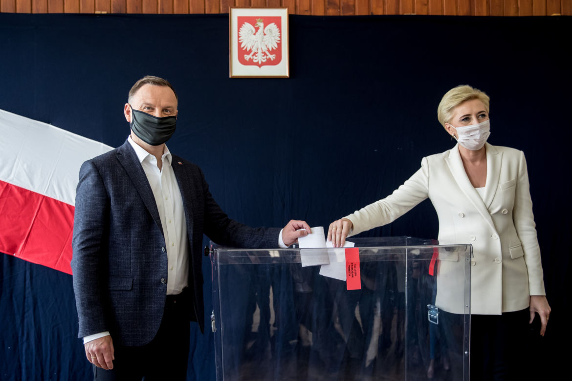 Andrzej Duda oddał głos w Krakowie