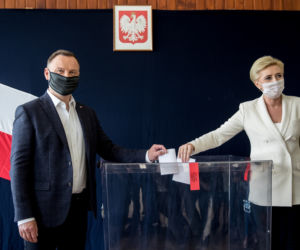 Andrzej Duda oddał głos w Krakowie
