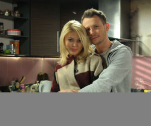 Pierwsza miłość. Radek (Mateusz Banasiuk), Jowita (Joanna Opozda)