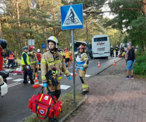 Zderzenie dwóch autkarów w Dźwirzynie pod Kołobrzegiem