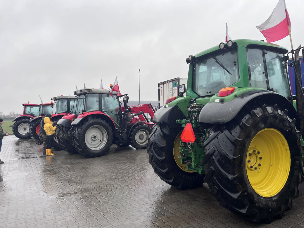 Kolejny protest rolników w Gorzowie