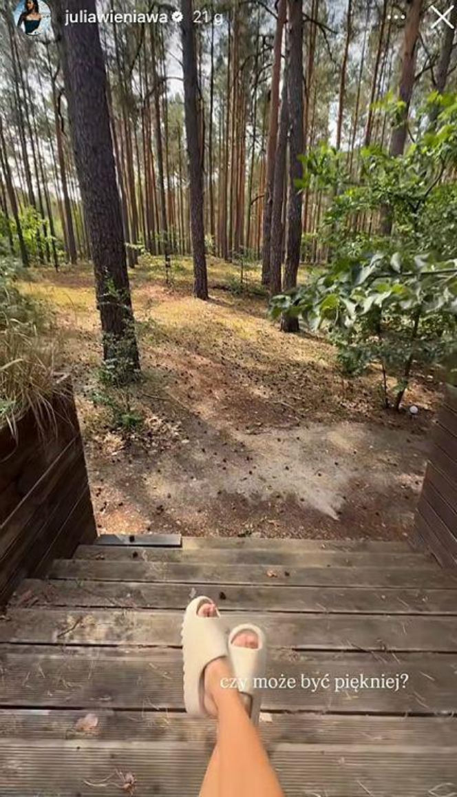 Julia Wieniawa woli las od tropików