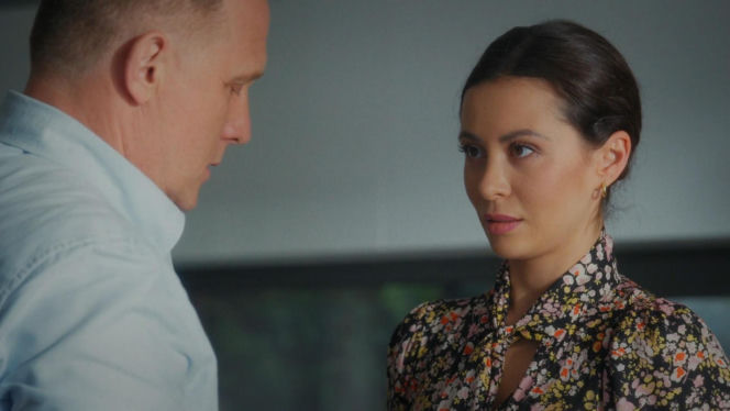 M jak miłość odc. 1920. Artur Rogowski (Robert Moskwa), Joanna (Dominika Sakowicz)