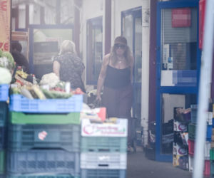 Agnieszka Perepeczko wystroiła się na bazar