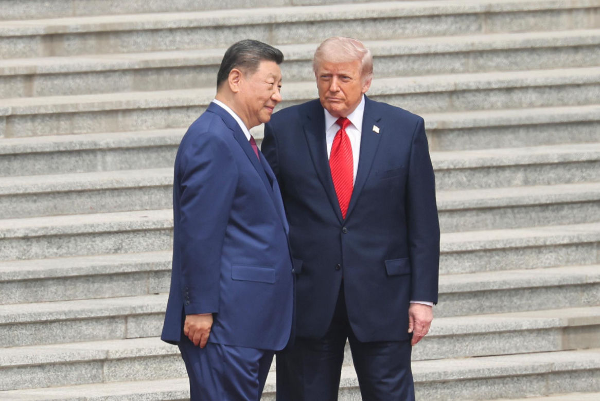 Trump w Chinach! Zobacz spotkanie. "Wielki przywódca, fantastyczna przyszłość"